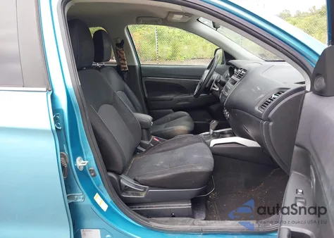 2013 Mitsubishi Outlander Sport Le from USA, damaged, VIN 4A4AP5AU5DE025153